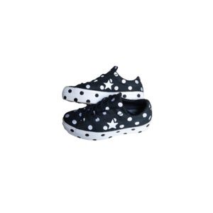 Converse One Star Black and White Polka Dot Platform Sneakers - Women’s Size 8